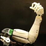 3D printed arm with machined hardware